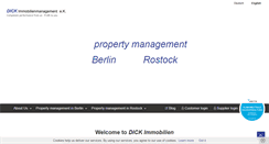 Desktop Screenshot of dick-immobilien.de