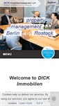 Mobile Screenshot of dick-immobilien.de